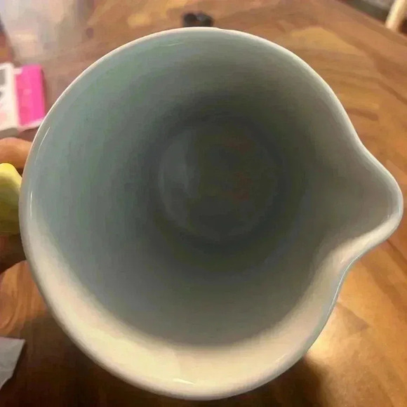 Vintage- Desuir Vietri Italy  Hand Painted Kissing Fish Pitcher Mid Century Art - Picture 5 of 6